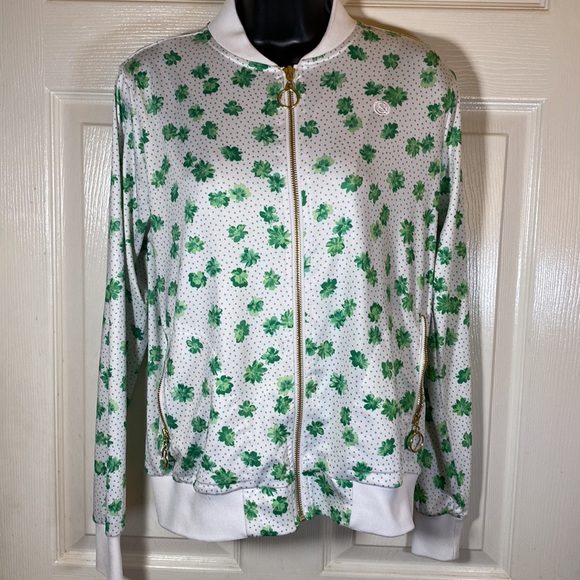 Club and Court Set  Libby Dress Signature Floral / Course  Jacket Zip-up XS - Picture 3 of 10